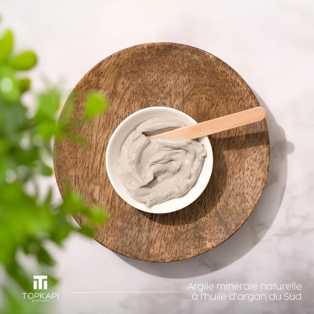 Argile minérale à l’huile d’argan