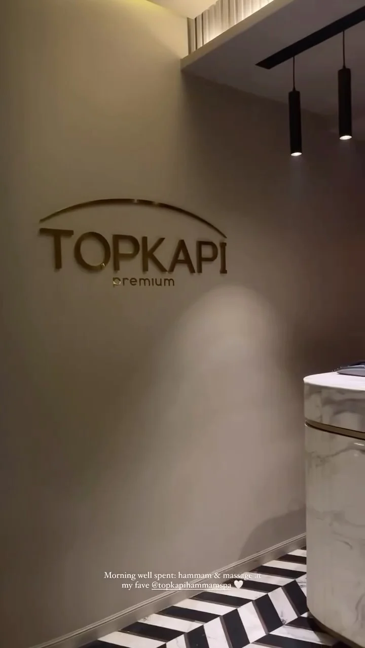 Enseigne intérieure de la maison Topkapi